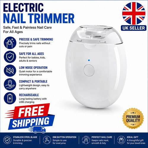 Electric toe nail clippers - nail, for