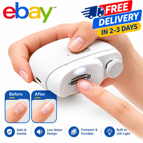 Electric nail clipper with led - electric,