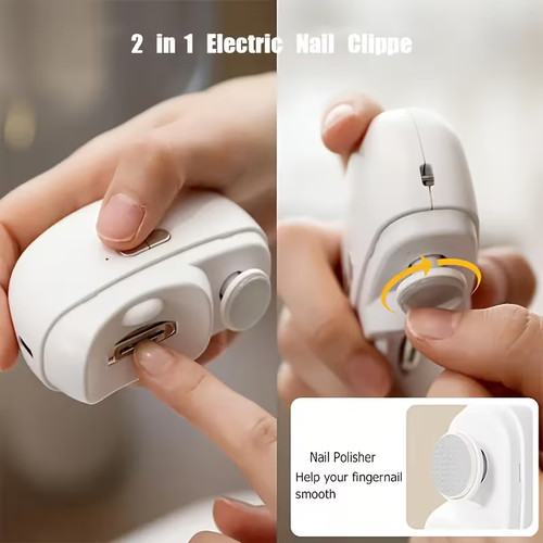 2in1 electric nail clippers - electric,