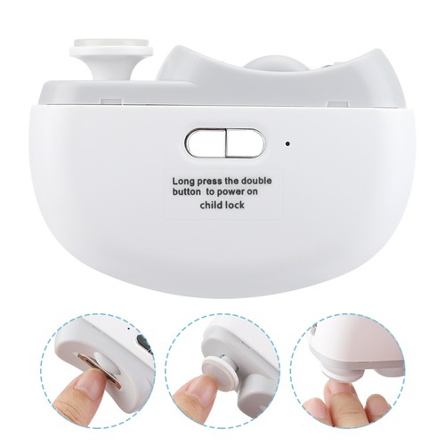 2in1 electric nail clippers - nail,