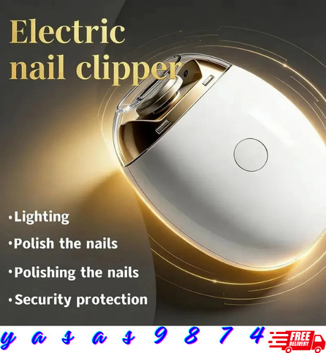 Electric nail clipper - 2-in-1,
