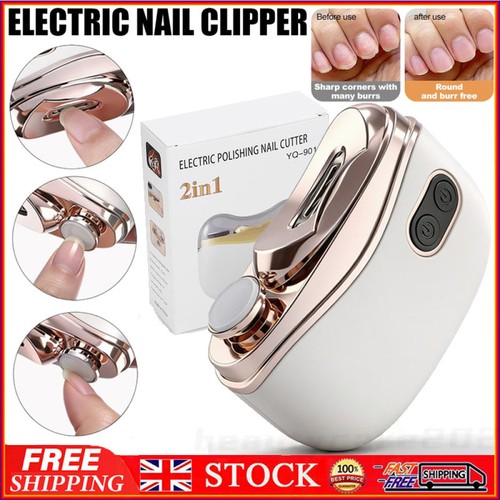 2in1 electric nail clippers - nail,