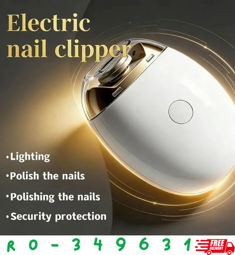 Electric nail clipper - 2-in-1, &