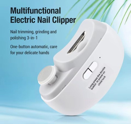 Electric nail clipper grinding - nail,