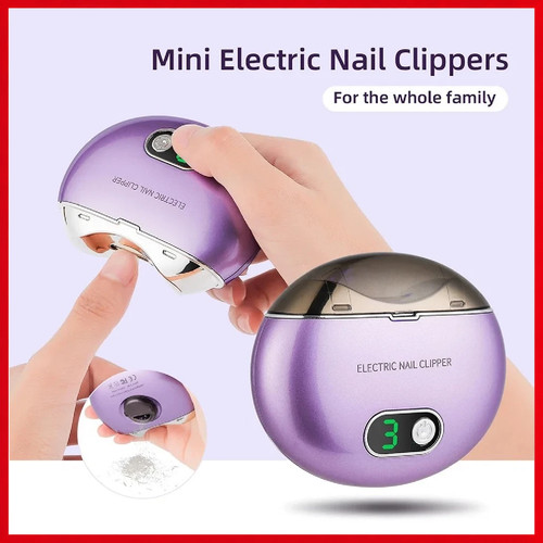 Electric nail clipper with - clipper,